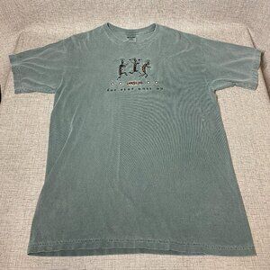 Vintage Embroidered Santa Fe New Mexico “The Beat Goes On” Tee